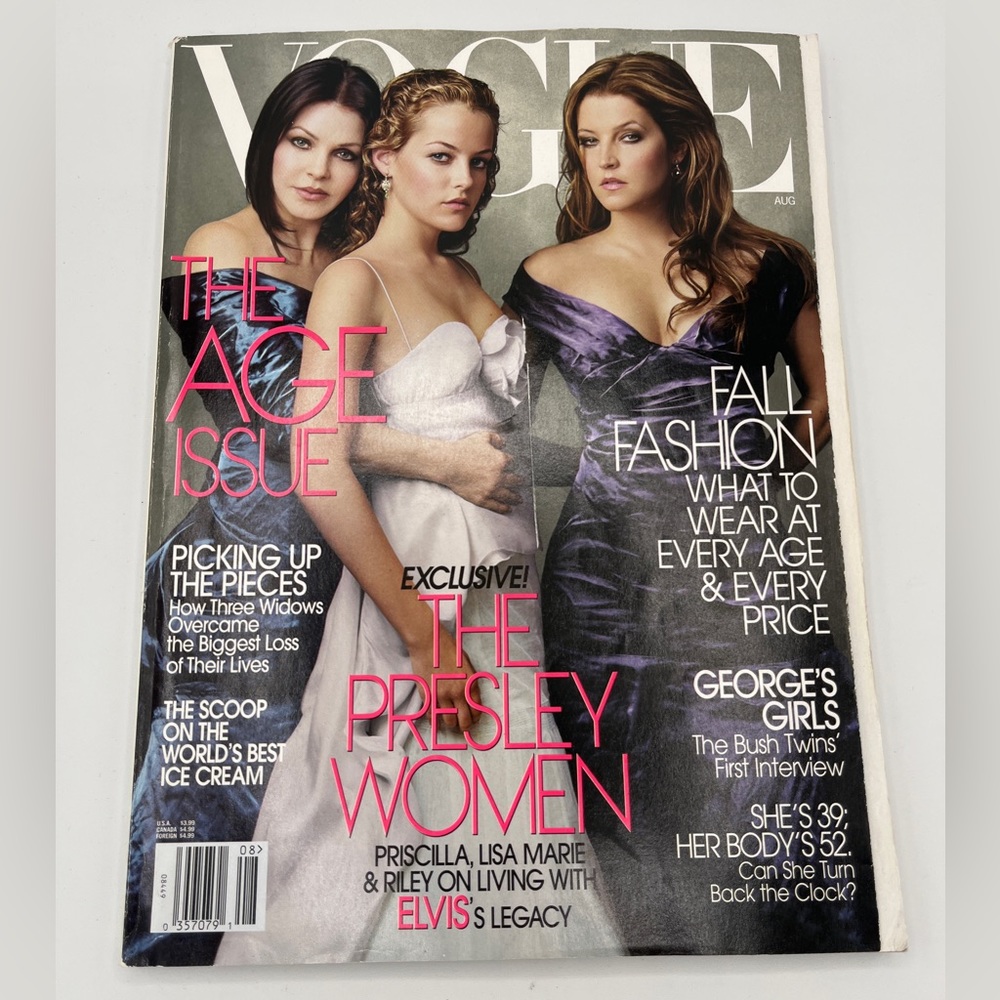VOGUE The Presley Women Exclusive! August 2004